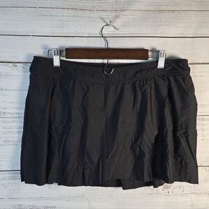 NWT Anne Cole Black Skirt Bathingnsuit Bottoms Plus Size XxL Swim Beach